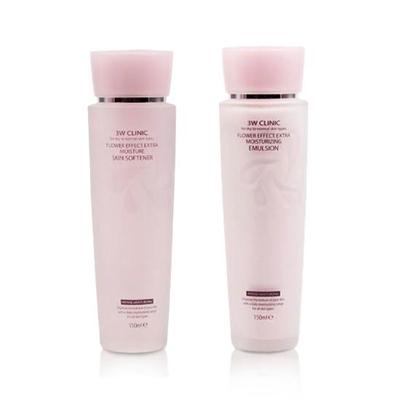 Flower Effect Extra Moisture Skin Softener(Toner) 150ml, Emulsion 150ml (7 Options)