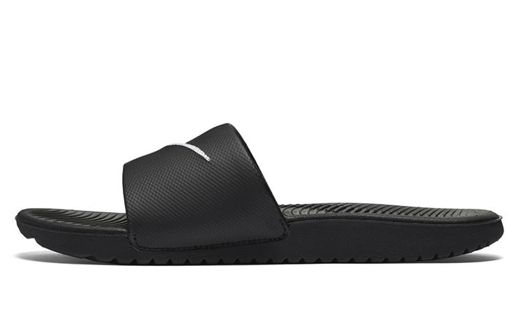 Nike Kawa Slide Black White GS 819352-001 28