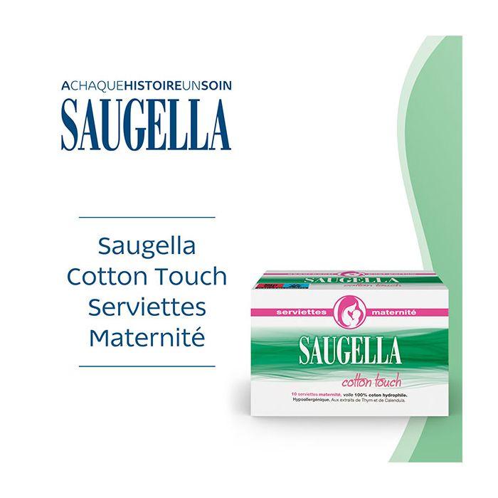 Saugella Cotton Touch Serviette Maternité 10 protections