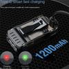 A34R V15 LED Small Powerful Flashlight,10 Modes Mini Pocket Keychain Flashlight Rechargeable Portable Flashlight