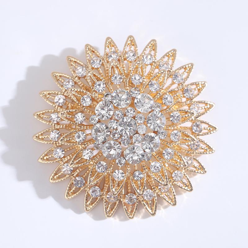 

Креативная брошь со стразами из сплава, модный корсаж, женская одежда, аксессуары