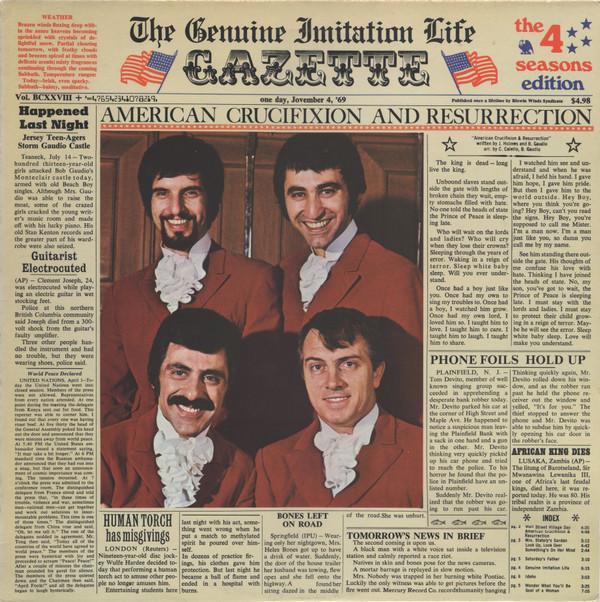 

Виниловая пластинка 4 SEASONS The Genuine Imitation Life Gazette R170249 Rhino Records 1988 США Рок Б/у