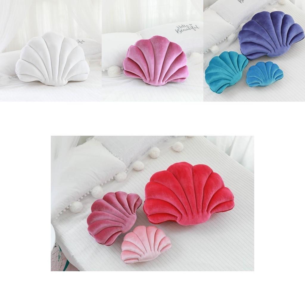 Soft Seashell Plush Pillow For Home Decorating Office And Siesta