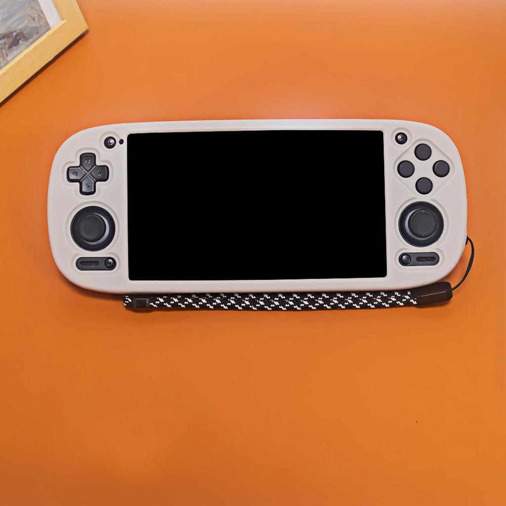 Gamepad Housing Silicone Protector Cover with Lanyard for Retroid Pocket 5 Console Scratchproof Shell Protective Sleeve