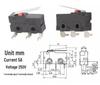 KW12 Mikro-Stativ Kippschalter, 5A/250V, KW11-3Z, Reiseendschalter