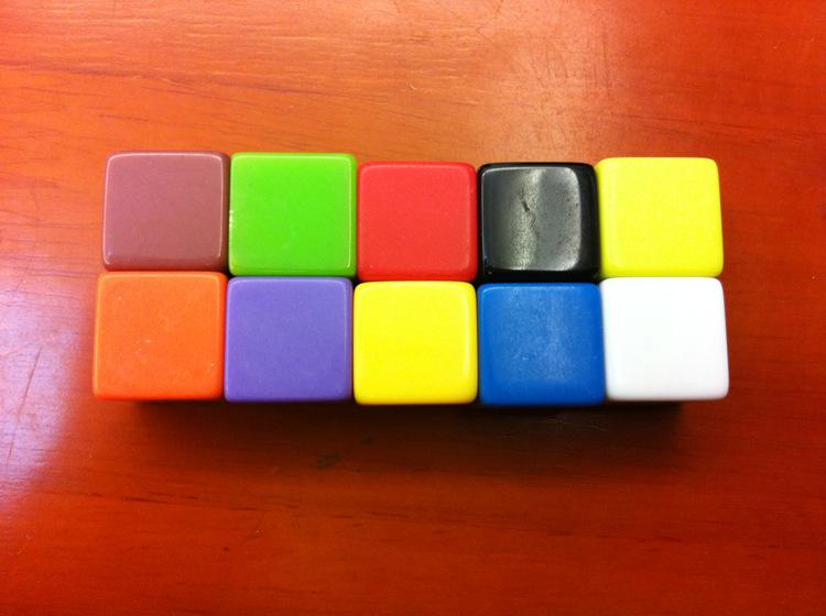 16mm Square Cornered Smooth Surface Blank Dice – Customizable for Color, Printing, or Engraving
