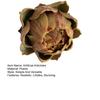 Artificial Artichoke Decoration Realistic Fake Vegetables Fruits Faux Artichoke Bowl Filler for Kitchen Home
