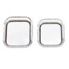 2pcs Watch Case Cover Crystal Shiny Protective Case with Film Jewelry Accessory for IOS Watch