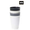 4/11pcs Reusable plastic cup, PP material, multi-color, suitable for camping picnic kitchen and, microwave and dishwasher safe