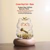 Mini Ruyi Cat Wishing Bottle Piggy Bank for Gold Bars & Sunflower Seeds