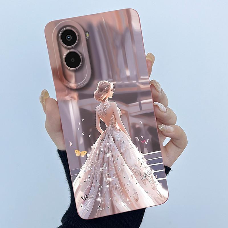 Case For Xiaomi Poco M7 4G Cute Panda Sweet Girls Cats Silicone Soft Back Cover For XiaomiPocoM7 4G Bumper Protective Casing