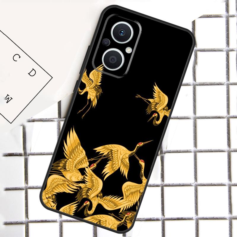 Japanese Style Art Phone Case For OPPO Reno 8T 7 8 Lite 14F 14 13 12 11 F 10 Pro OPPO Find X8 X6 X5 X9 Pro Cover