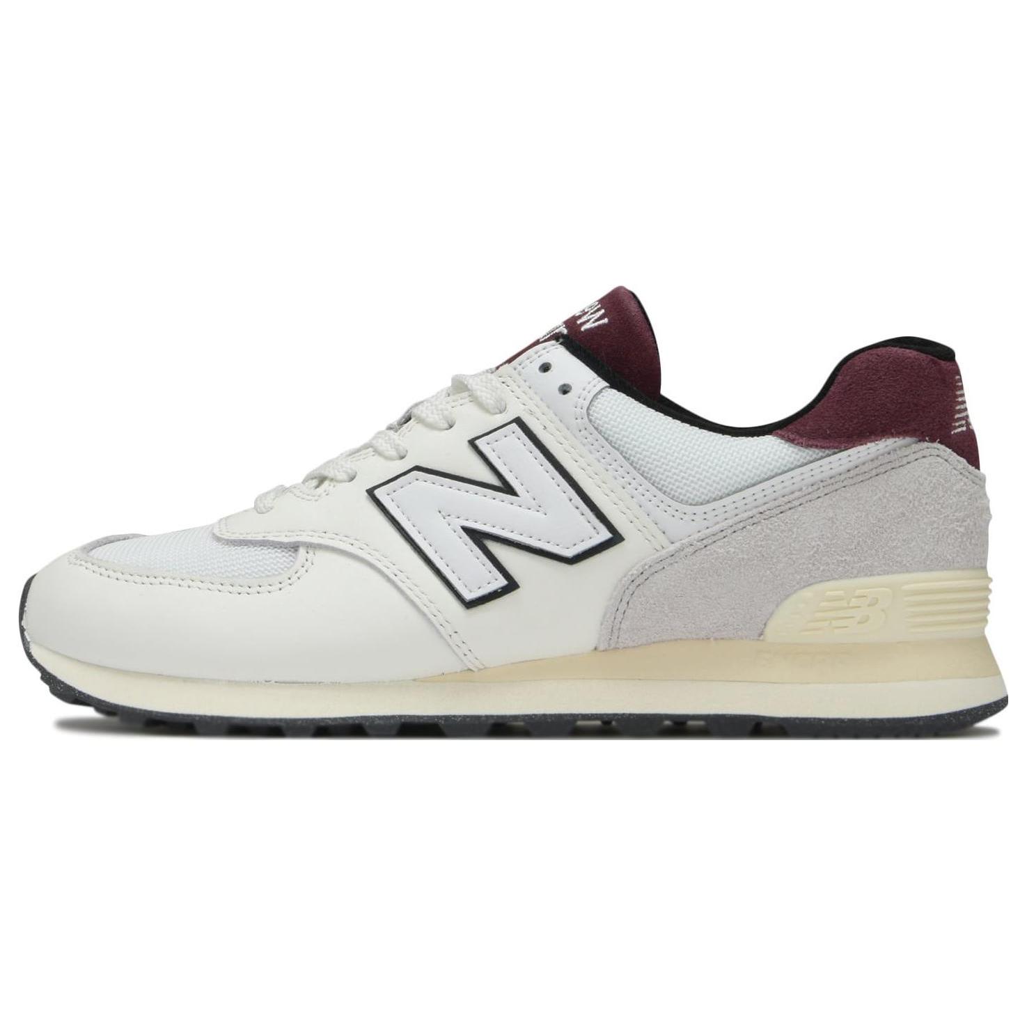 

New Balance 574 White Burgundy U574YR2 36