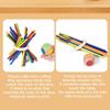 Parent-Child Interactive Wooden Stick Children's Battle Spatial Thinking Training Puzzle Educational Balance Wooden Toy Gifts