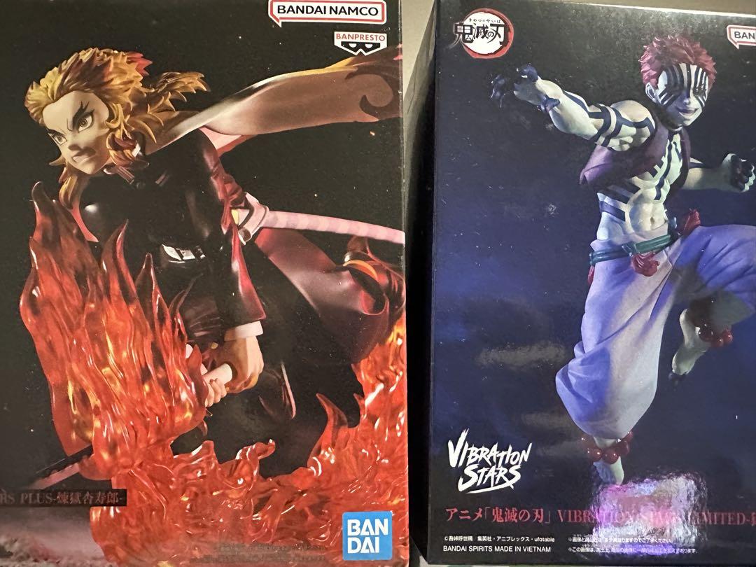 

[USED] Demon Slayer: Kimetsu no Yaiba Figures Rengoku Kyojuro Akaza
