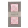 Newcastle Classics Cotton Muslin Swaddle Japanese Soft and Fluffy Blanket for Primrose Pink 0 Months and [Official Product] Newborns, Plaid,