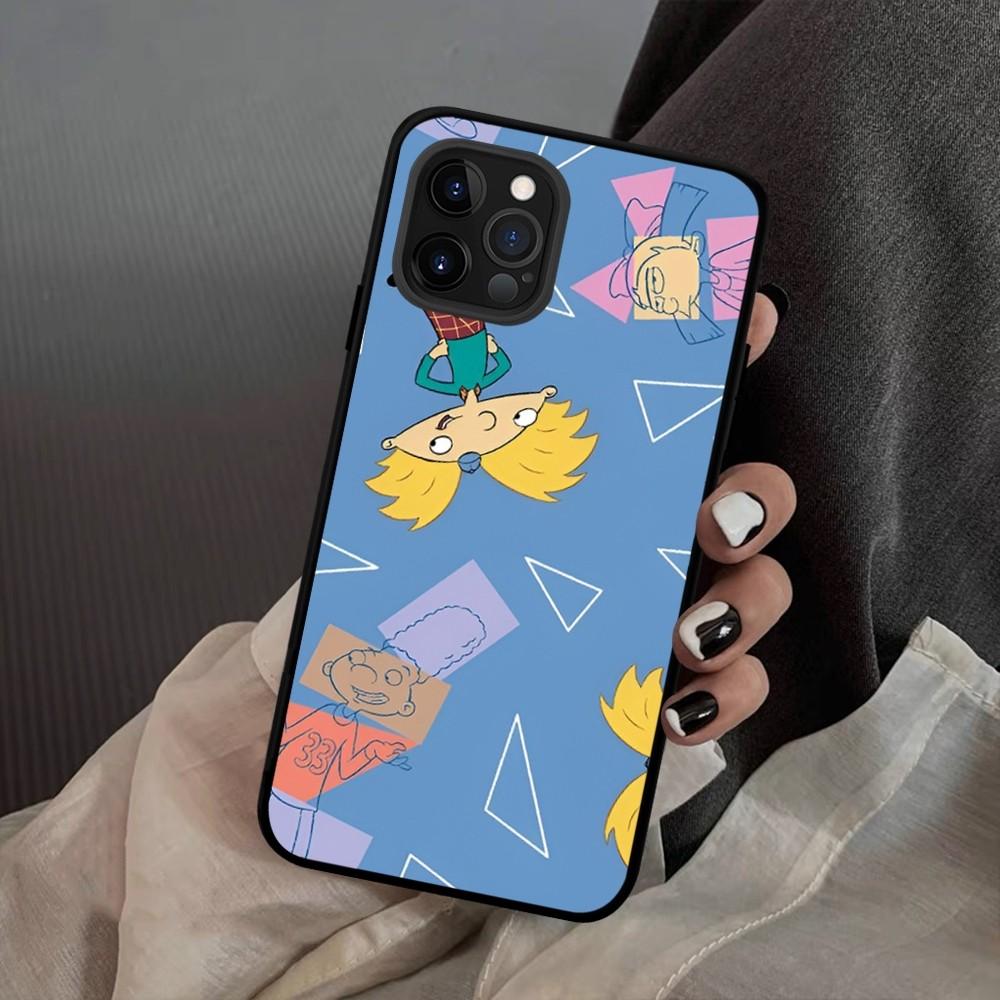 HEY ARNOLD Phone Case For IPhone 15 14 11 12 13 Mini Pro XS Max Cover 6 7 8 Plus X XR SE 2020 Funda Shell