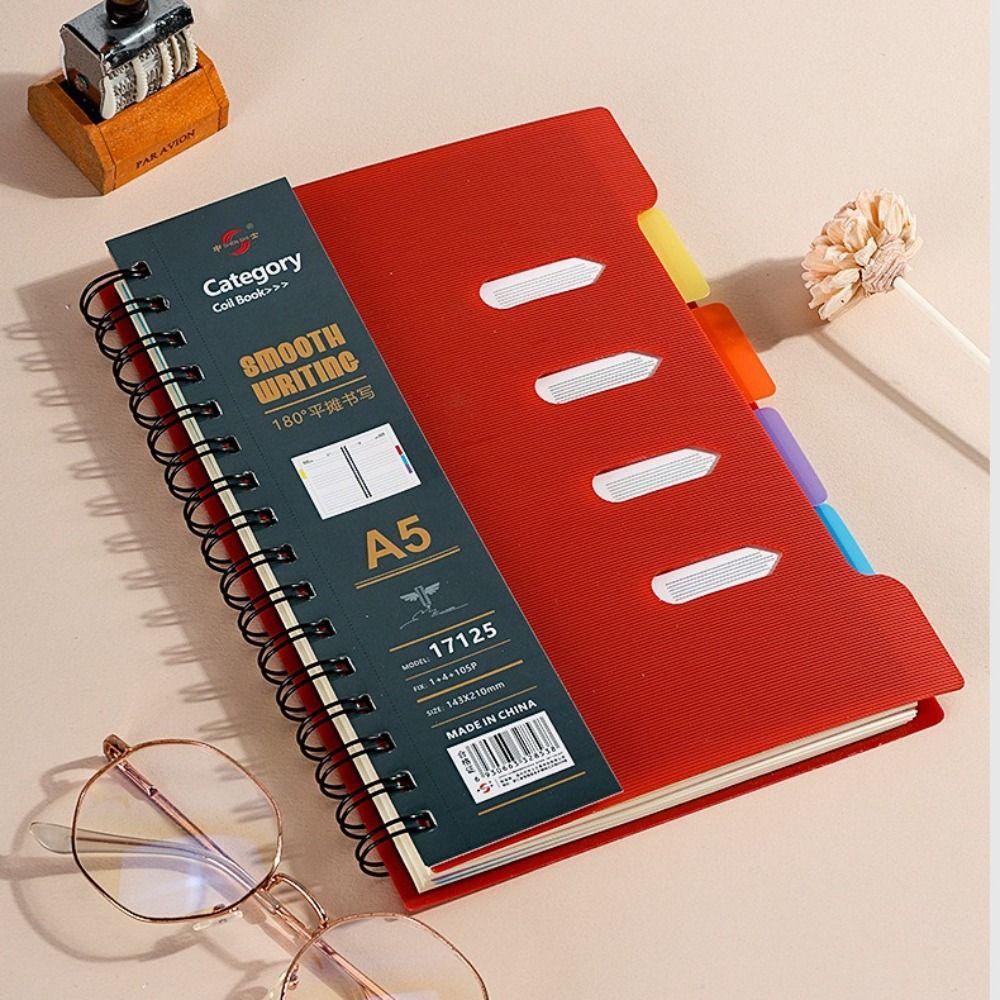 210 Pages Subject Notebook Thickened Coil Page Coil Notebook Draft Notebook For Students
