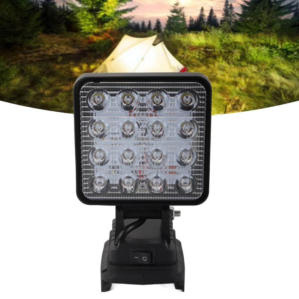 LED Work Light Cordless 18V Lithium Battery Powered Super Bright Outdoor Security Lamp Floodlight Sp
