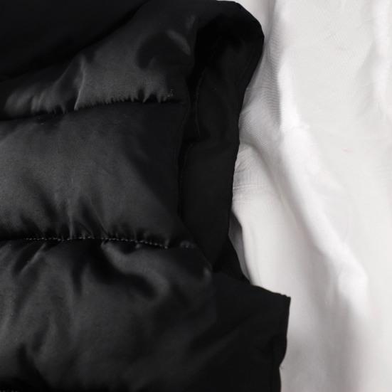 Women Vest Solid Color Sleeveless Windproof Short Stand Collar Loose Extra Thick Winter Waistcoat for Daily Wear