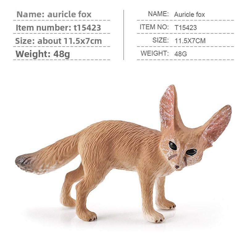 Kojote Wildtiere PVC Modellset mit statischen Tierfiguren zum Lernen und Spielen