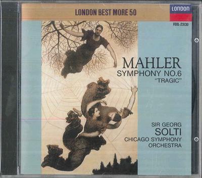 CD GEORG SOLTI CHICAGO SYMPHONY ORCH Mahler Symphonie n°6 Tragédie F00L23130 POLYDOR Japon Classique Occasion