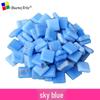 260 Stück 1 cm Transparente Eisjade Mosaik Glasperlen für DIY Kerzenhalter Basteln