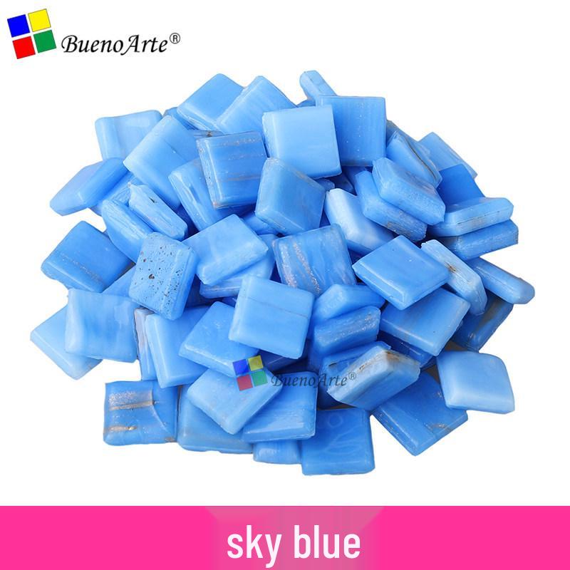 260 Stück 1 cm Transparente Eisjade Mosaik Glasperlen für DIY Kerzenhalter Basteln