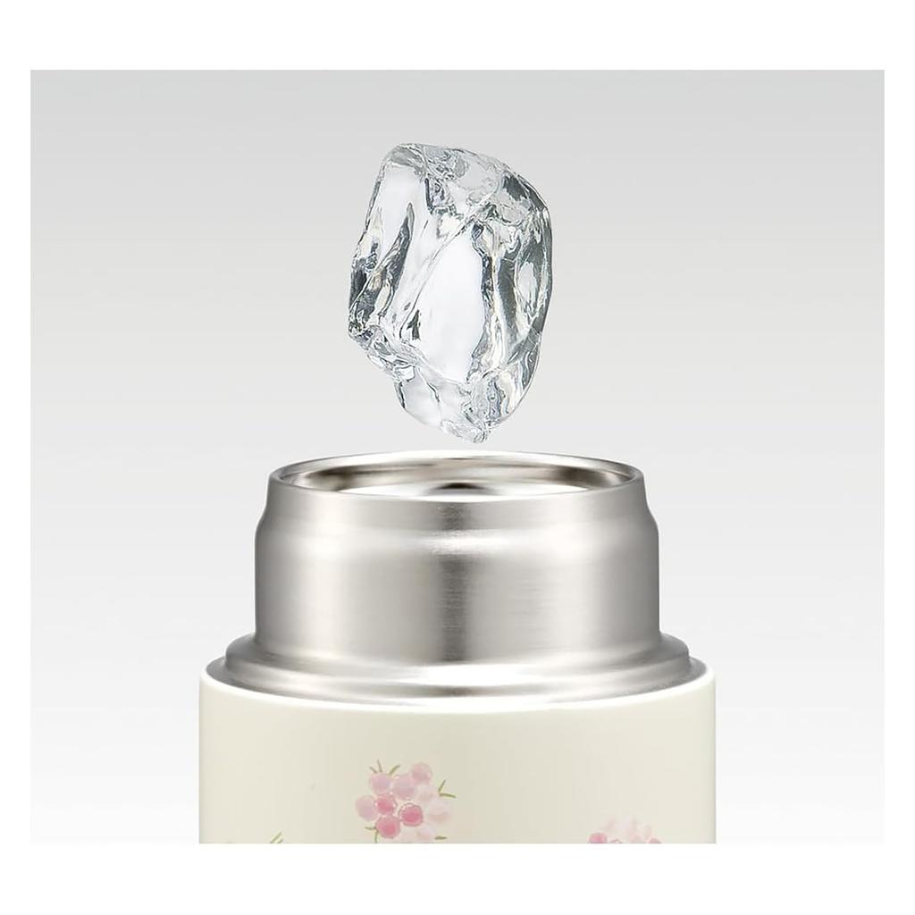 Skater Mug Kogimyun Flower Wreath Stainless Steel Water Bottle, Design, 350ml, Ultra-Lightweight Bottle, STYL4-A