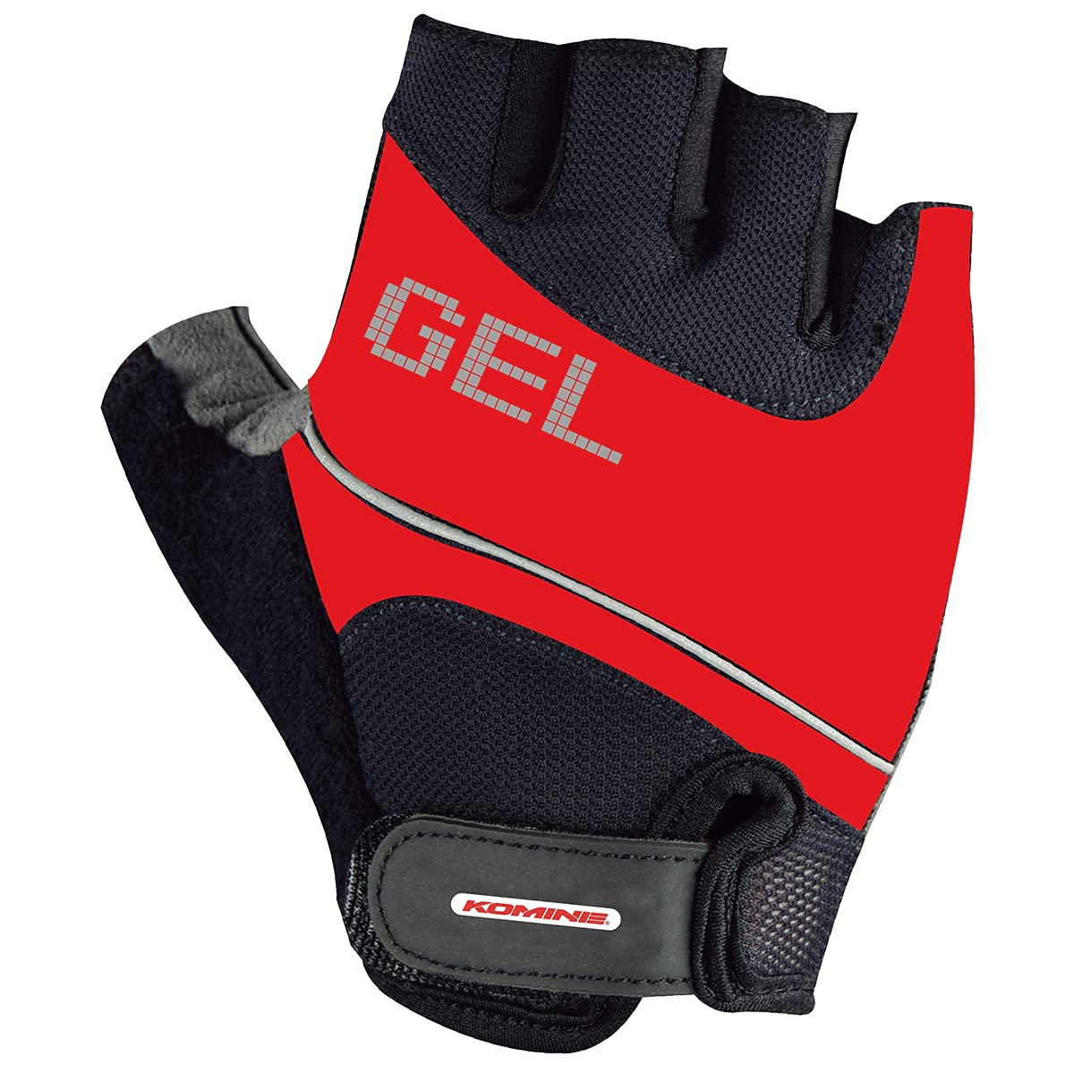 

Komine Cycling Size 548 Anti-Vibration Gloves, Red, S, GKC-001