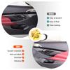 För BMW 5-serie G60 2024 ABS Kolfiber Innerdörrhandtag Skålskydd Dekorationslist Interiörtillbehör