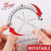 Multifunctional Mathematics Ruler Drawing Rulers Drawing Template Geometric Ruler  Student Use