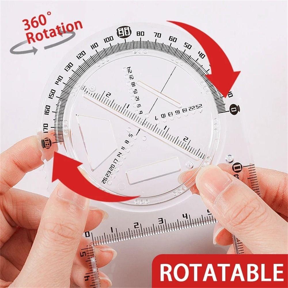 Multifunctional Mathematics Ruler Drawing Rulers Drawing Template Geometric Ruler  Student Use