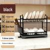 Abay Two-Tier Wrought Iron Kitchen Dish Drying Rack