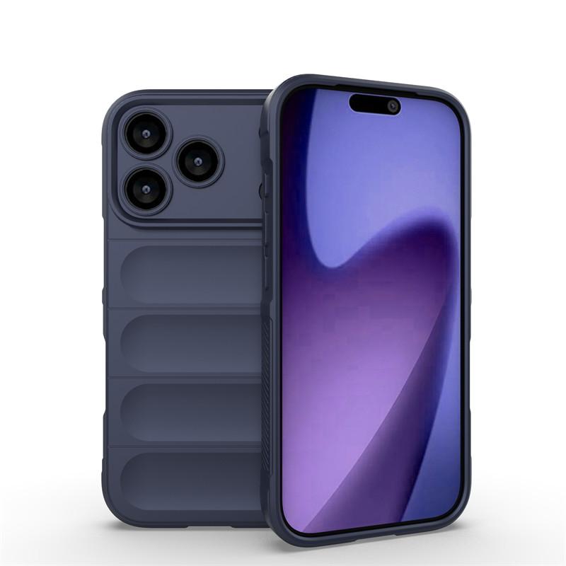 For iPhone 17 Pro Case For iPhone 17 Air iPhone 17 Pro Max Cover Funda Anti-Slip Silicone Shockproof Protective Phone Back Cover