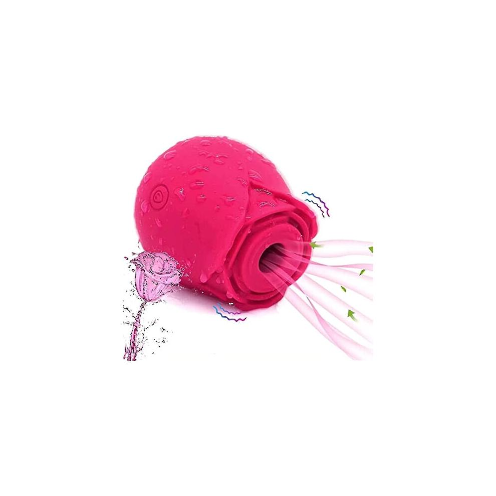 Rose For Women Mini Massager Stress Relief 10 Modes
