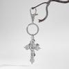 Retro Cross Keychain Pendant Men'S Jeans Key Ring Bag Ornament Hanging Decoration