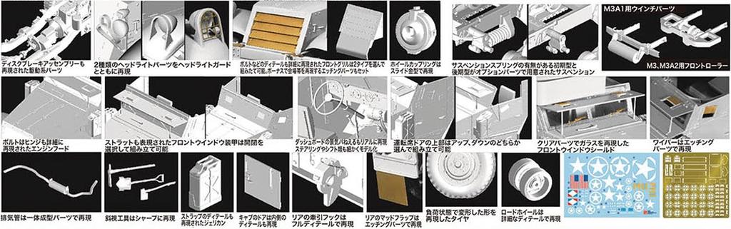 Platts Dragon WW2 American M3A1 Half Track 3in1 Included Plastic Model DR6332F 1/35 Figure/Equipment