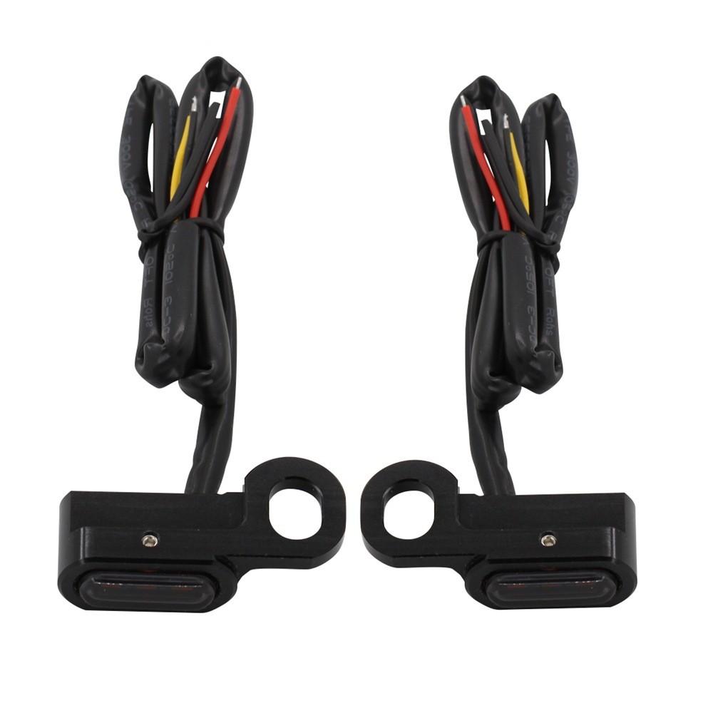 

Премиальный передний указатель поворота для мотоциклов Touring 2009–2020 годов с привлекательными дымчатыми и хромированными цветами Black Smoke