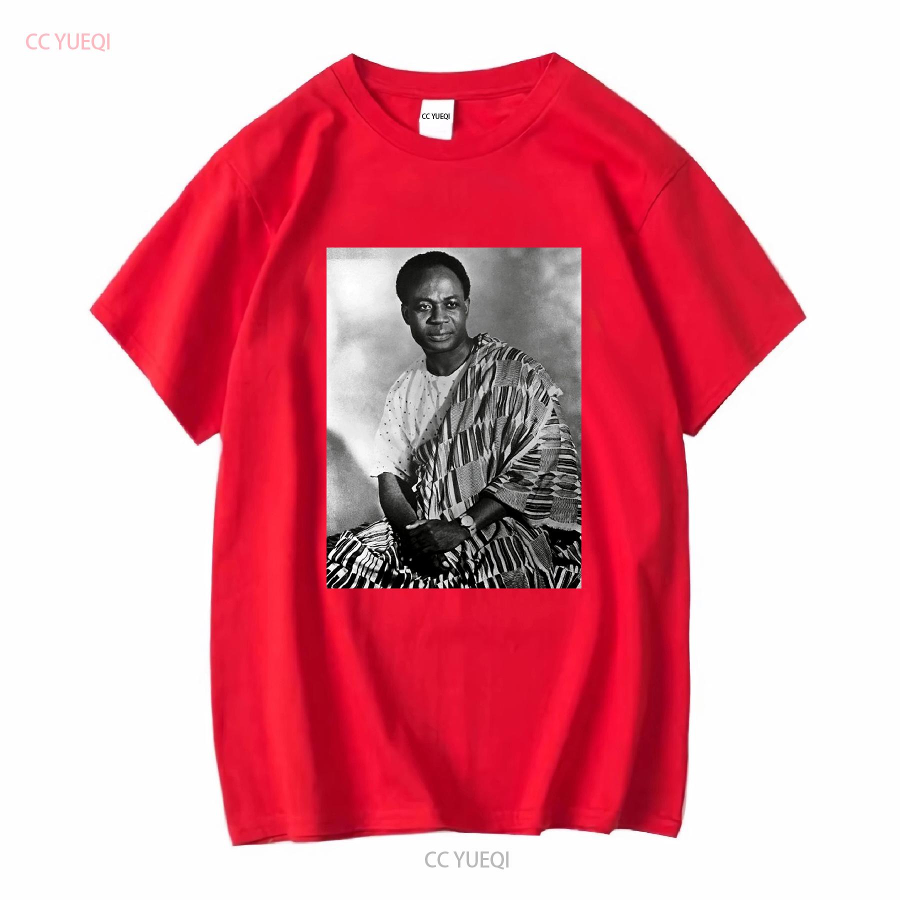 

Футболка KWAME NKRUMAH Винтажная С Изображением Ганайского Революционера Независимости с длинным или коротким рукавом винтажная Стиранная Повседневная S