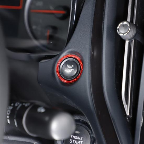 

Red Engine Switch Ignition Start Stop Button Trim Cover Ring For Subaru WRX 22+