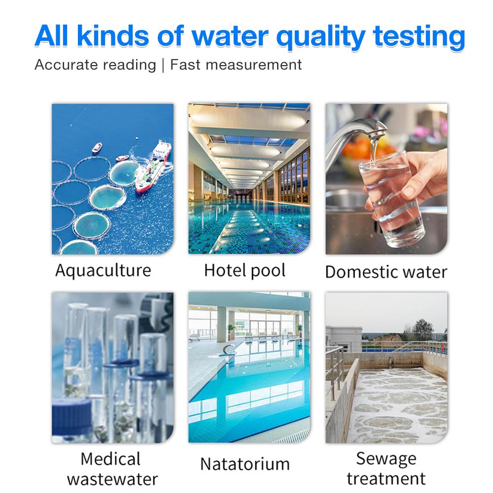 0-1000NTU Turbidimeter Digital Turbidity Meter Tester Multiparameter Water Quality Detector for Aquarium Pool
