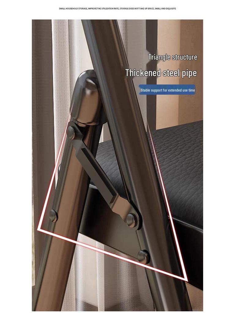 Folding Office & Dining Chair: Easy Storage, No Assembly Needed
