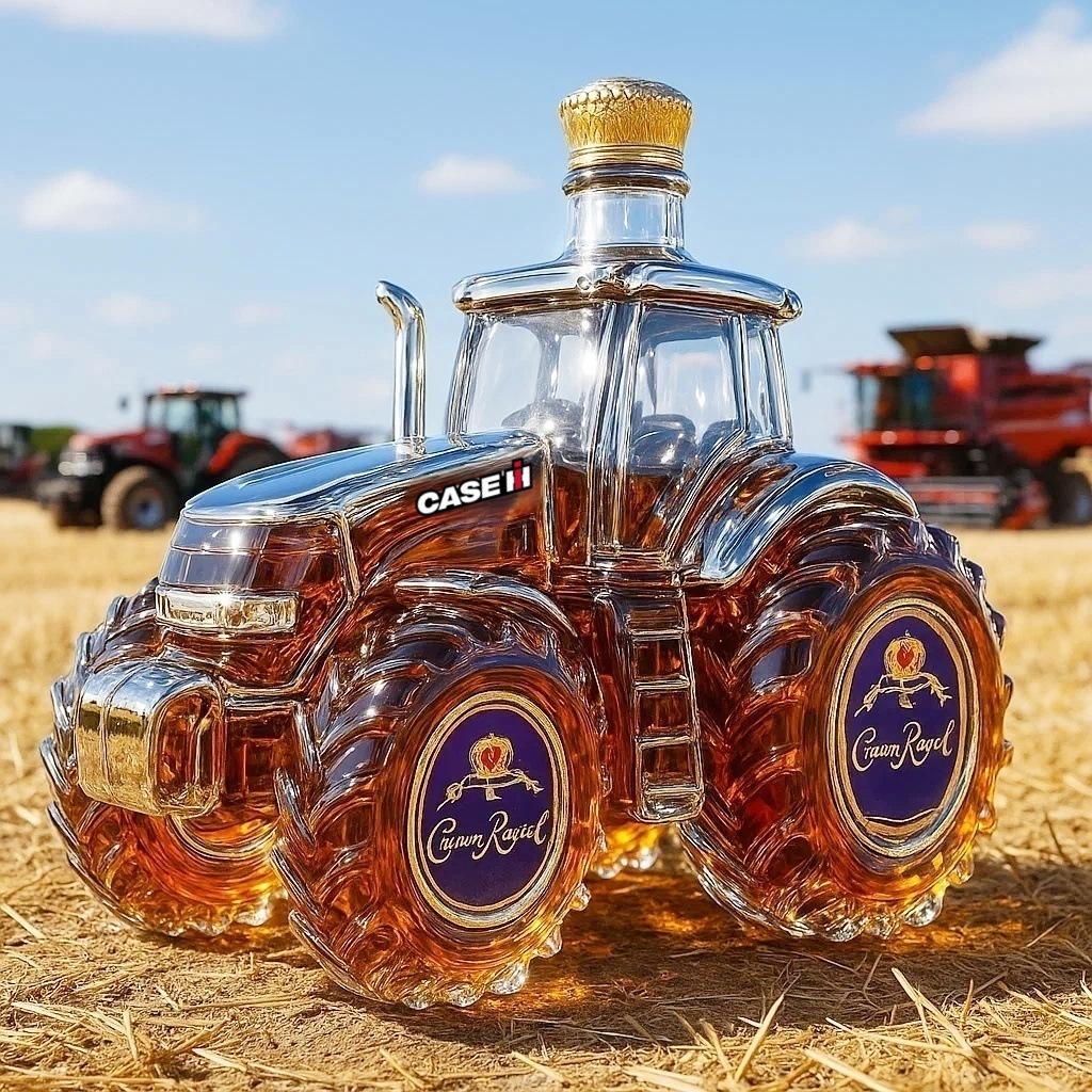 Funny French Bulldog Whiskey Bottle, Humor Novelty Decanter, Creative Gift, 250ml Clear Glass