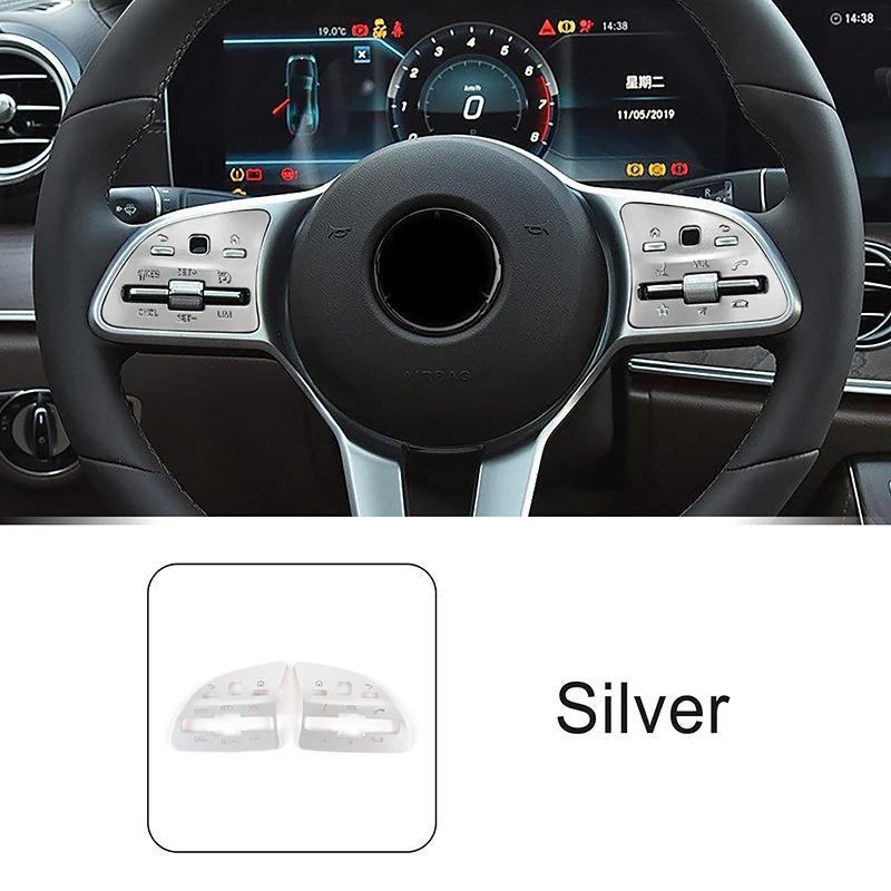 Aluminium Alloy Car Console Steering Wheel Button Panel Sequ Trim For Mercedes Benz W167 X167 X247 W247 X253 W213 W205 W177