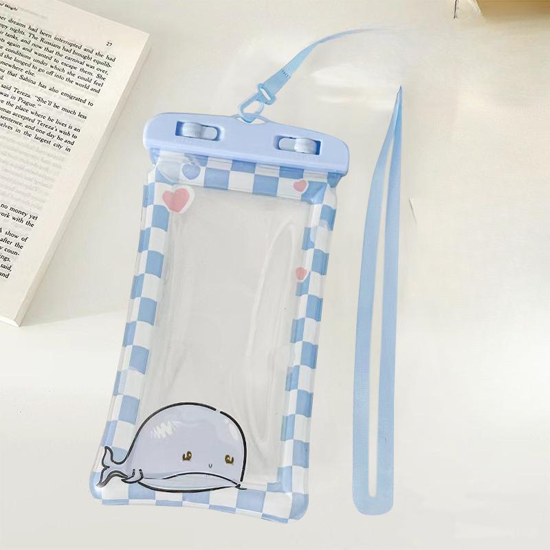 

Водонепроницаемый чехол для мобильного телефона с сенсорным экраном, водонепроницаемый герметичный чехол для плавания и катания, водонепроницаемый чехол-подушка безопасности для подводной съемки синий