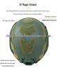 Wendy Fast High-Cut SF Fiberglass Helmet with Velcro, 1.5 kg - Dried Squid Safety Protection & Suspension.