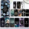 MH21 Bible verse Jesus Phone Shell Case for Redmi Note 8 9 10 11 11S 10C 10X 10A 10T 9A 9C 9T 9S 8T Pro Max Plus Prime
