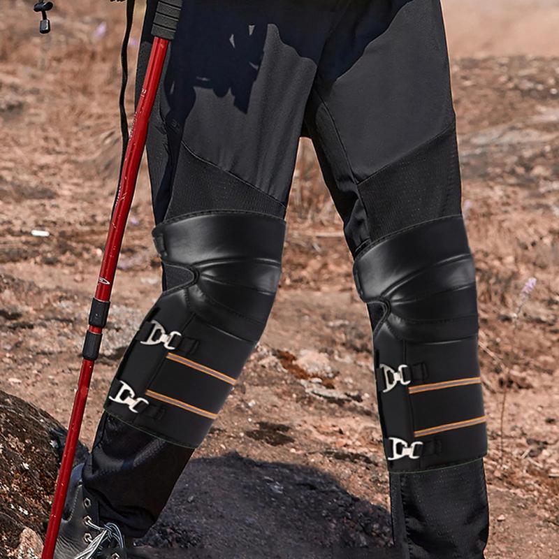 Mountain Bikes Knee Pads Waterproof Motorcycle Leg Guards Dirt Bikes Knee Guards Thickened Winter Knee Pads Motorcycle