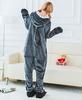 dorawithme Shark Kigurumi Pajamas for Adults, Animal Cosplay Costume for Halloween and Christmas, Unisex (Small)